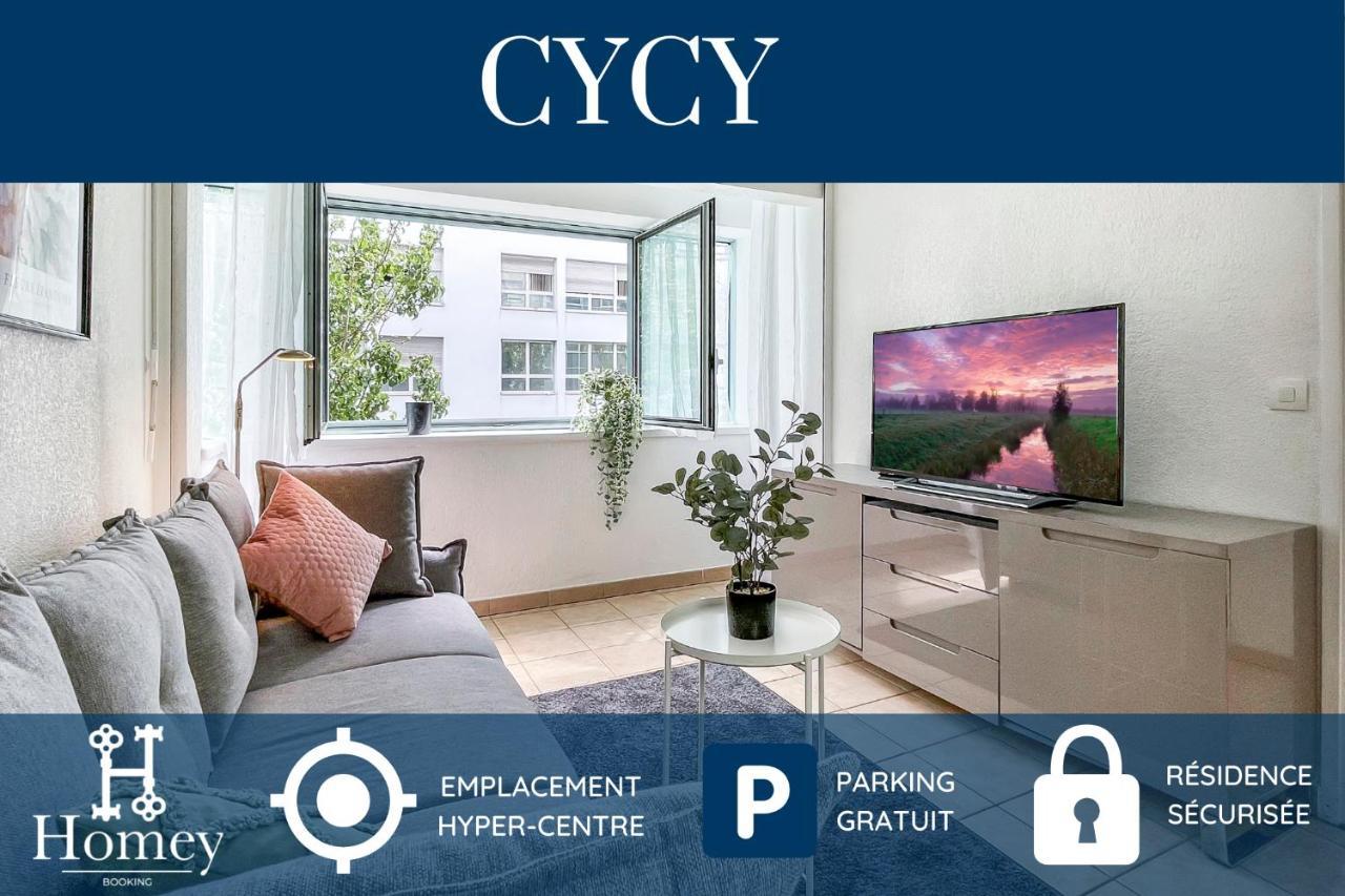 Homey Cycy - New / Free Parking / Hyper-Centre / Proche Geneve Annemasse Dış mekan fotoğraf